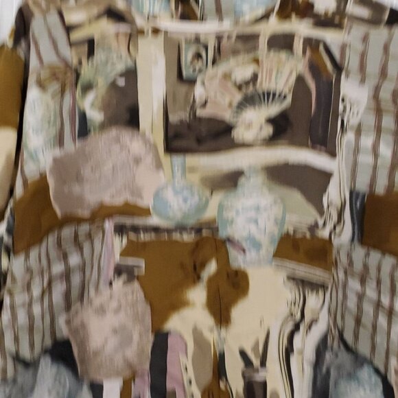 Vintage Abstract Home Decor Patterned  Blouse - Picture 7 of 7